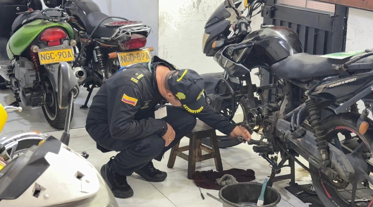Desmantelan centro de acopio de motocicletas hurtadas en Ibagué