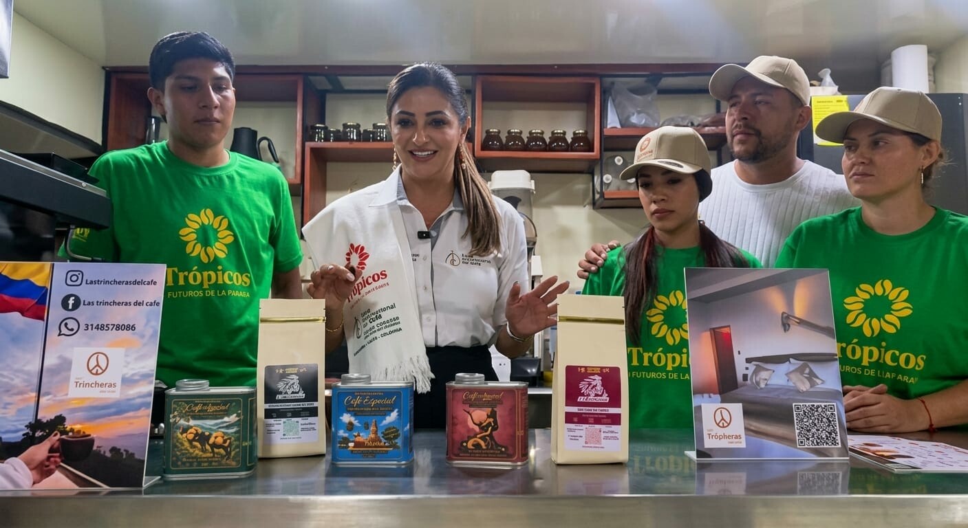Trópicos: emprendimiento cafetero que integra historia e innovación en el sur del Tolima