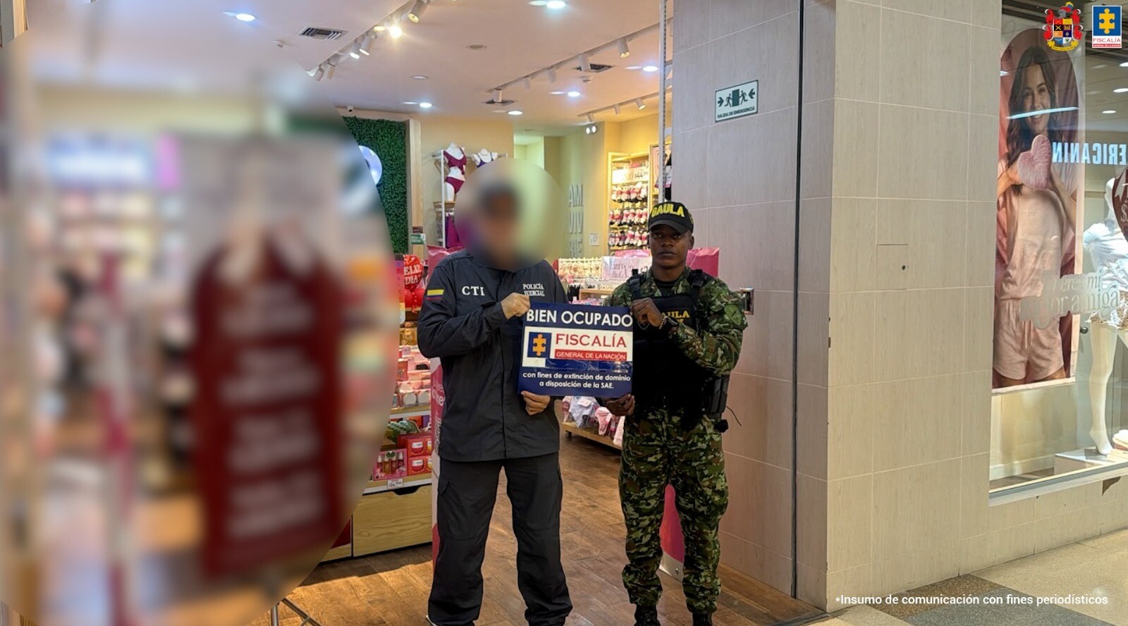 Extinción de dominio a 45 bienes de Lili Pink por lavado de activos y contrabando