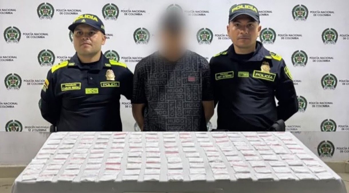 Capturado presunto expendedor de cocaina en la zona norte de Ibagué