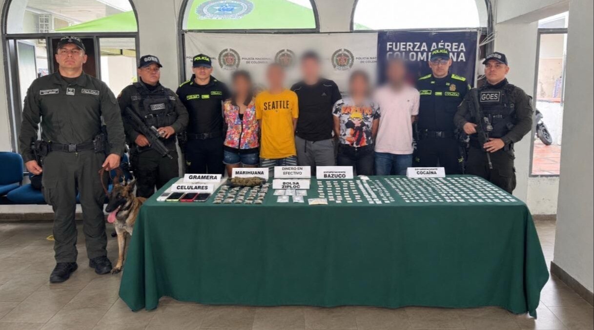 Autoridades desmantelan red de microtráfico en el municipio San Luis
