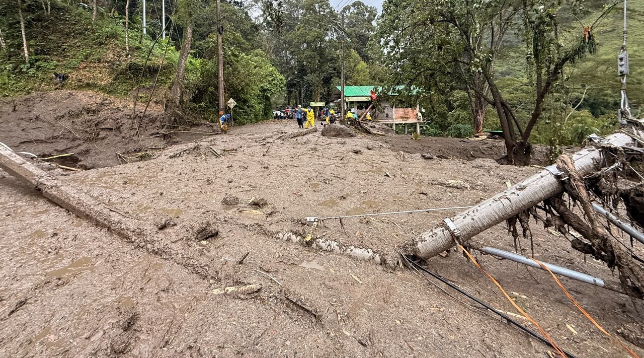 Fuertes lluvias en el Cañón del Combeima produjeron graves daños en la zona