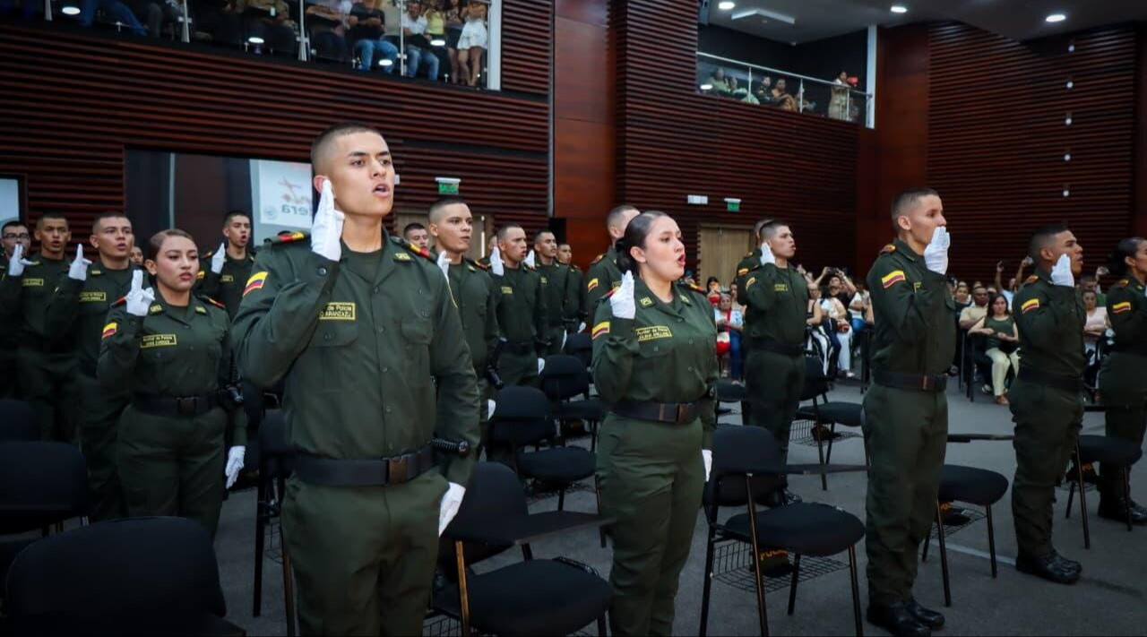 Ibagué refuerza la seguridad en los parques con nuevos miembros de policía