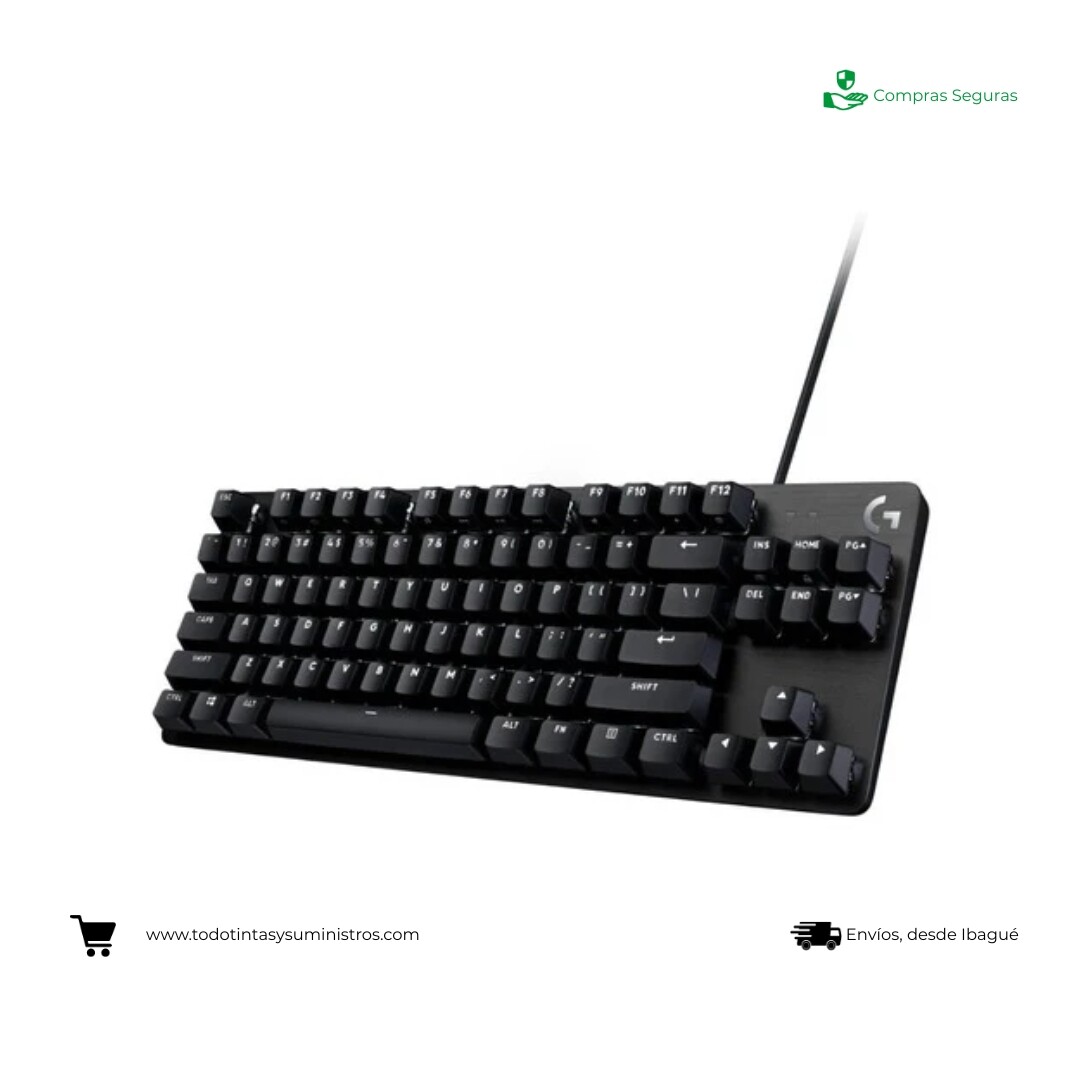 Teclado Logitech gamer G413 Tkl Rgb Mecánico