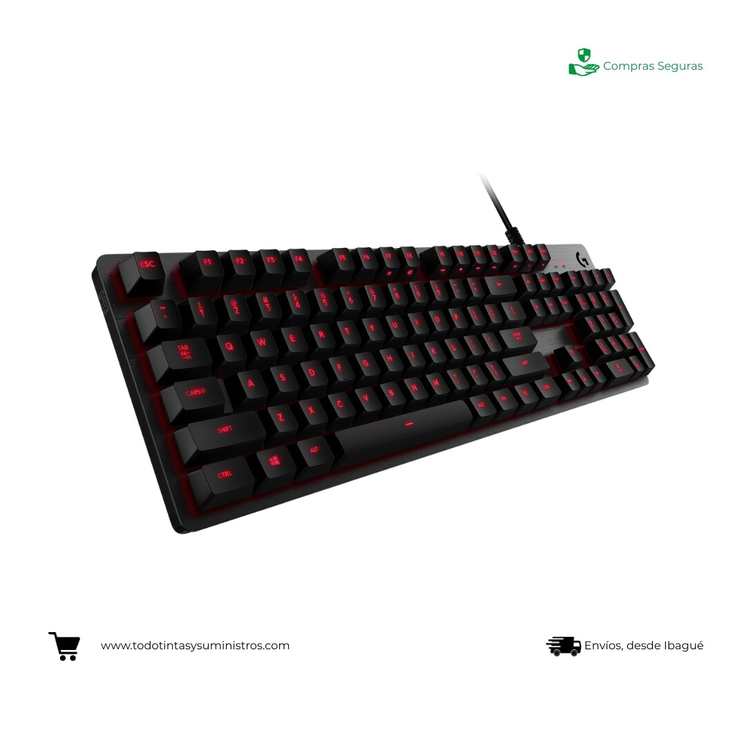 Teclado Logitech G413 Negro alámbrico rgb