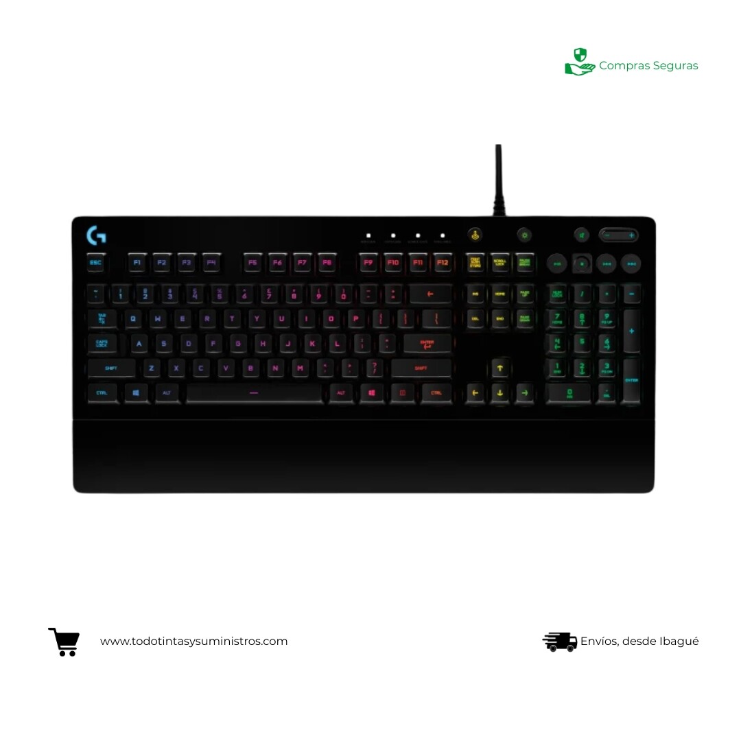 Teclado Logitech G213 Prodigy RGB negro