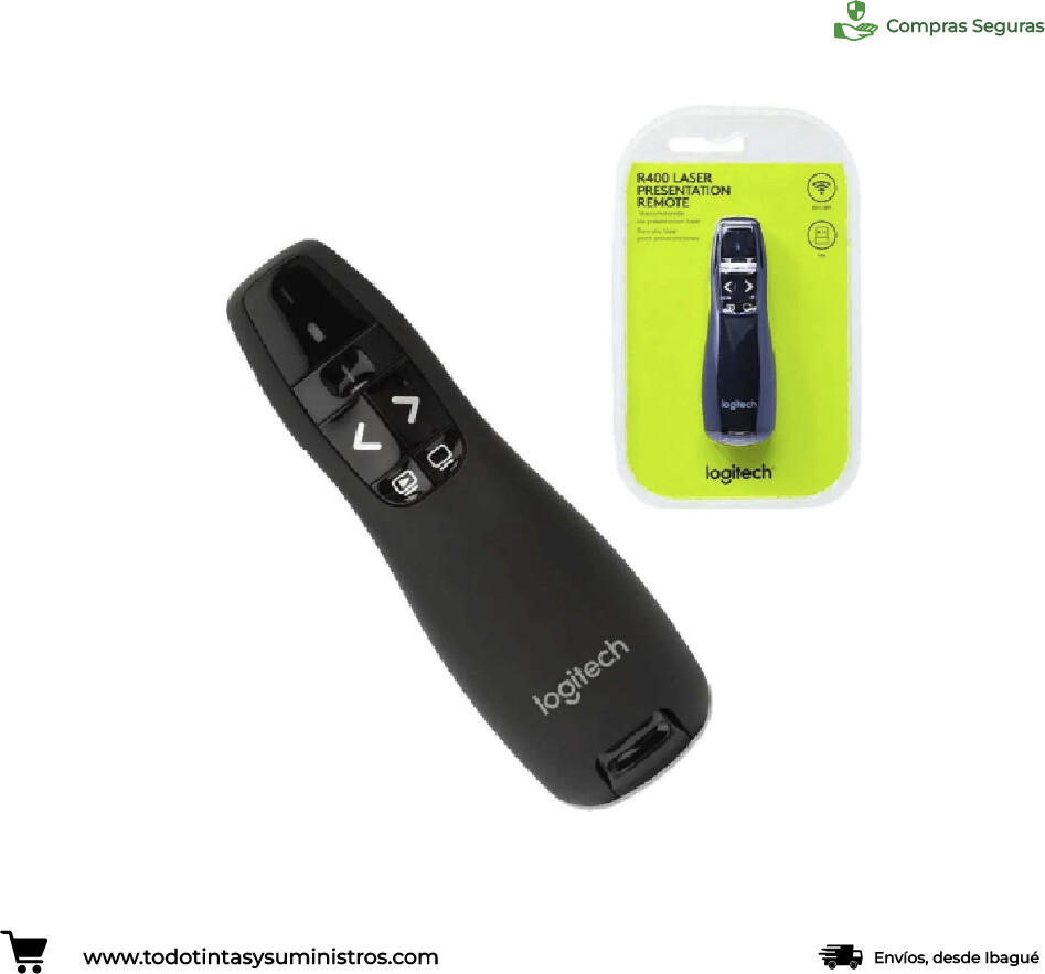 Apuntador Logitech R400 Laser Rojo