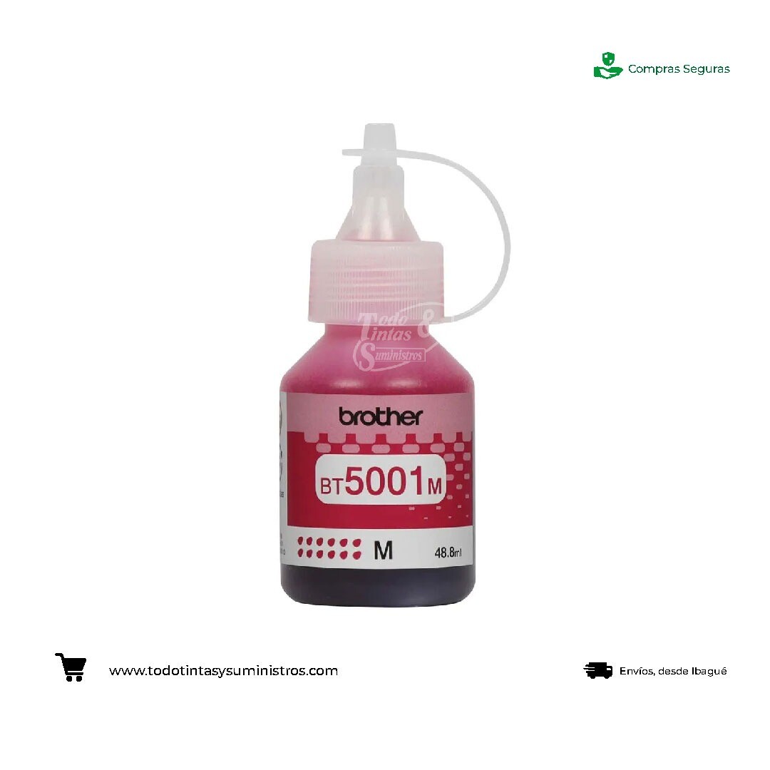 Botella de tintas Brother BT5001 Original Magenta
