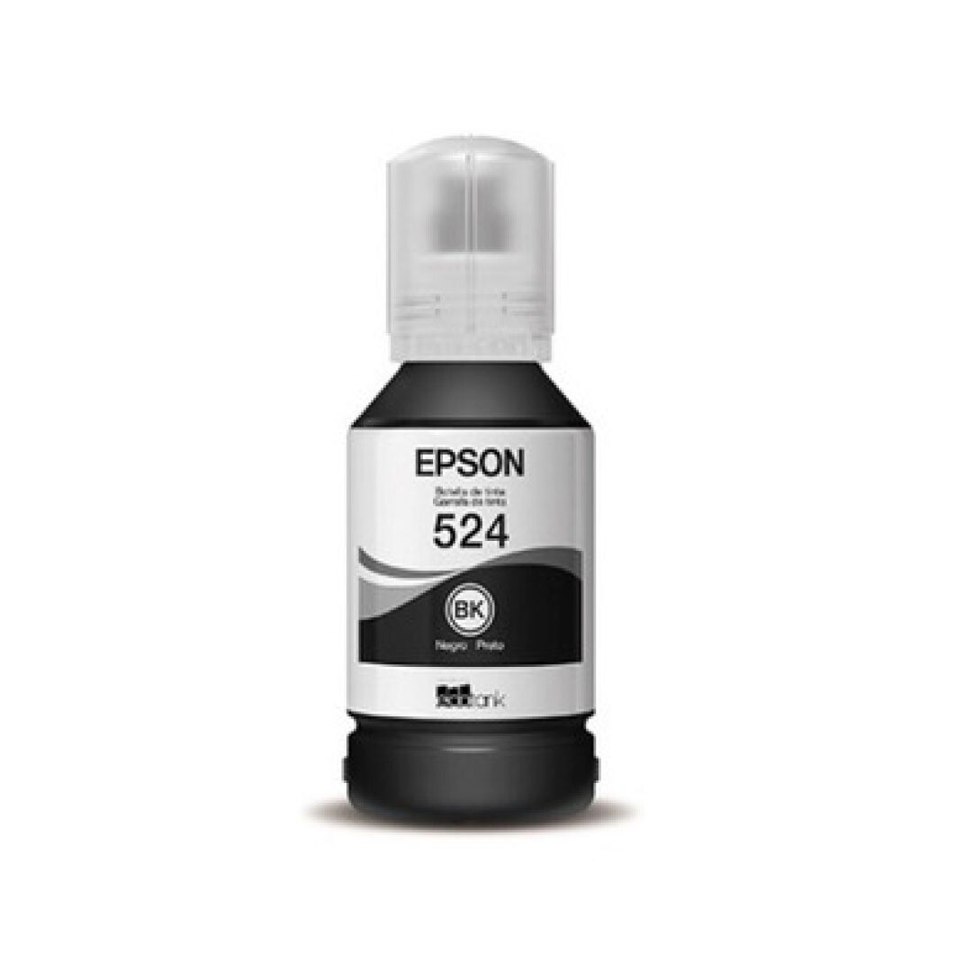 Botella de tinta Epson T524 Original Negro