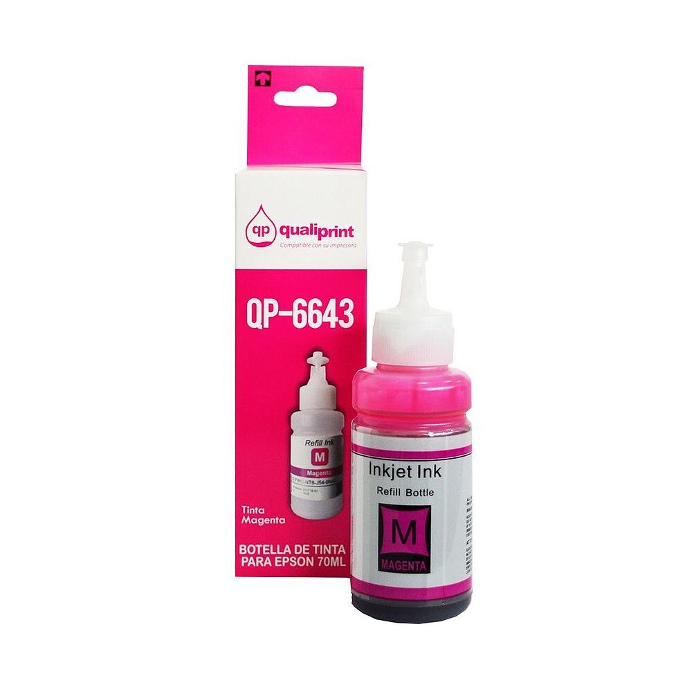 Botella De Tinta Premium QP-6643 Magenta Genérico