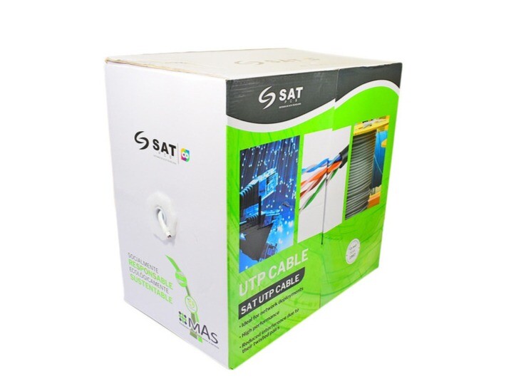 Cable  UTP SAT  interior 305 metros Cat 6