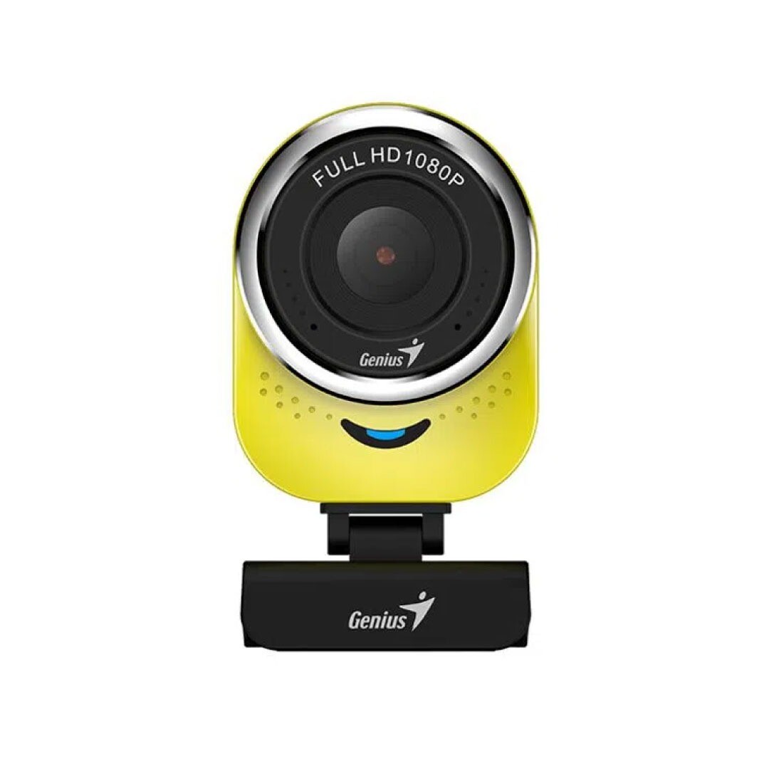 Camara Web Genius QCam 6000 Amarilla Full HD 1800p