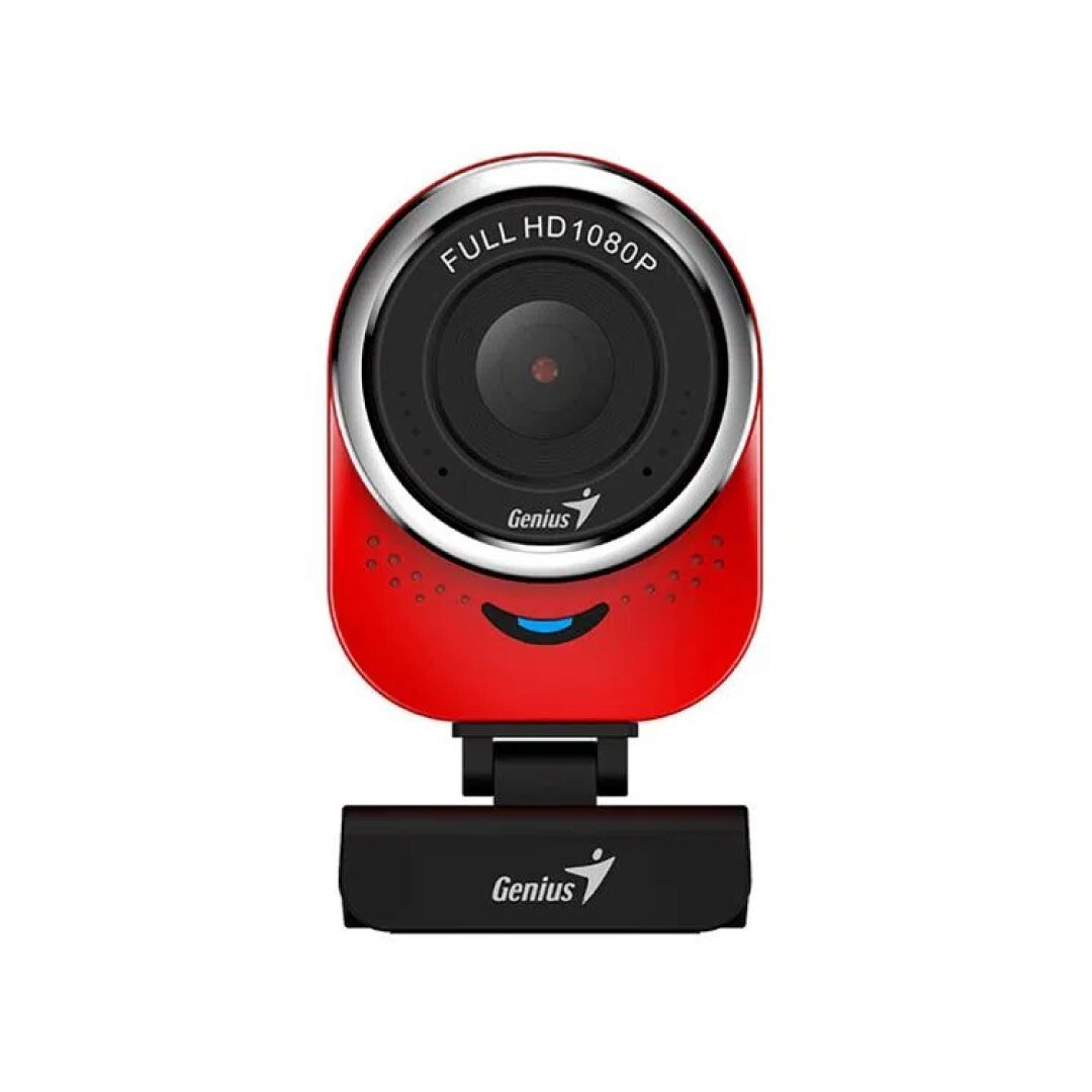 Camara Web Genius QCam 6000 Roja Full HD 1800p