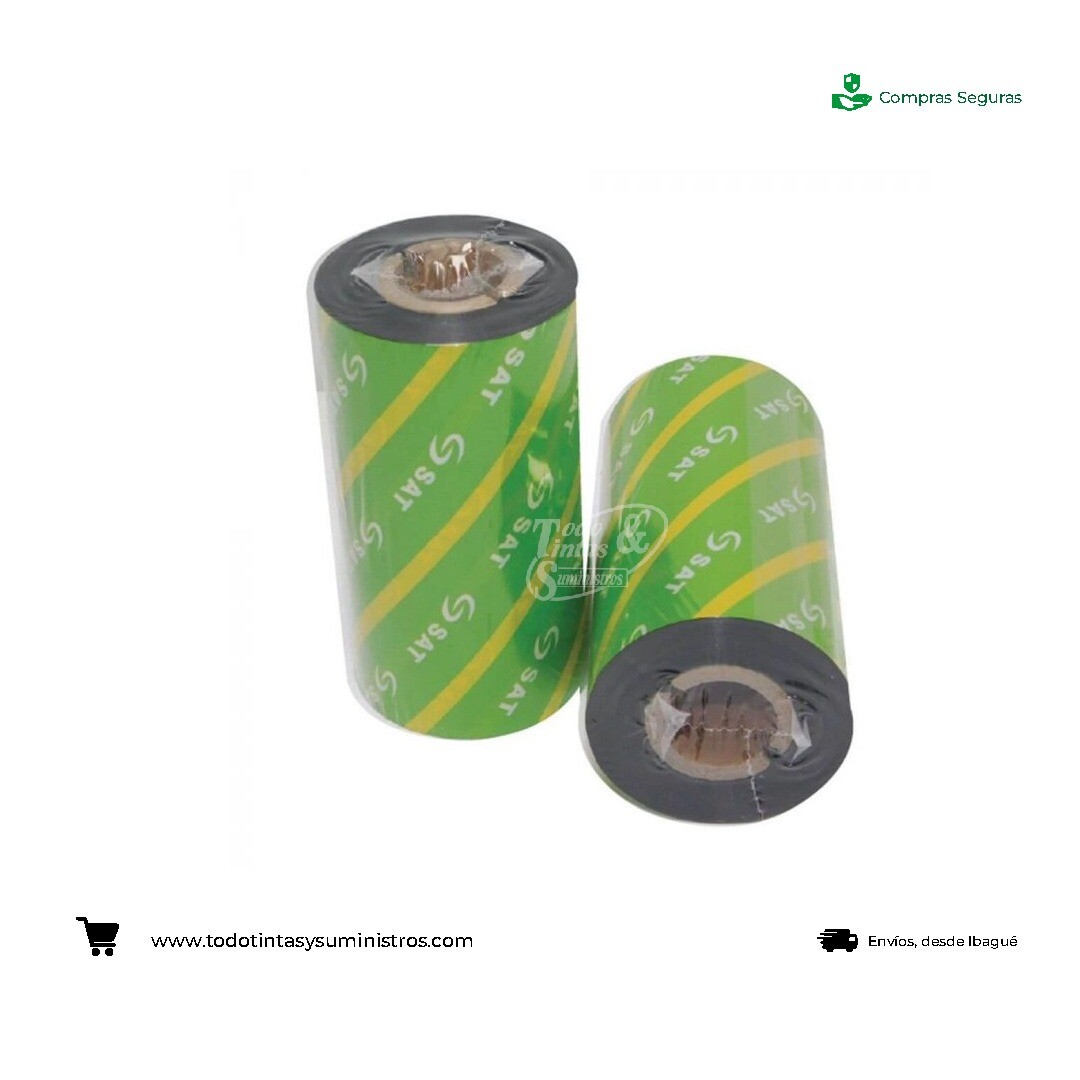 Cinta Ribbon Sat cera 110x30 m out