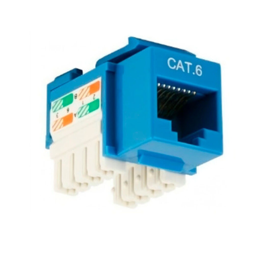 Conector Jack UTP Cat. 6 Azul