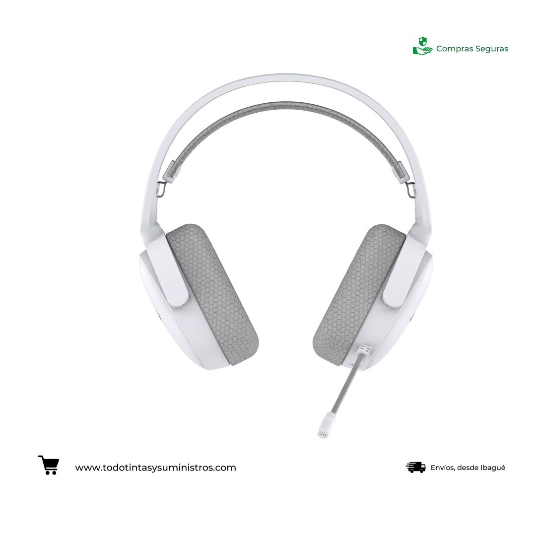 Diadema Gamer Xpg Precog S Alámbrica Blanca Plug 35mm