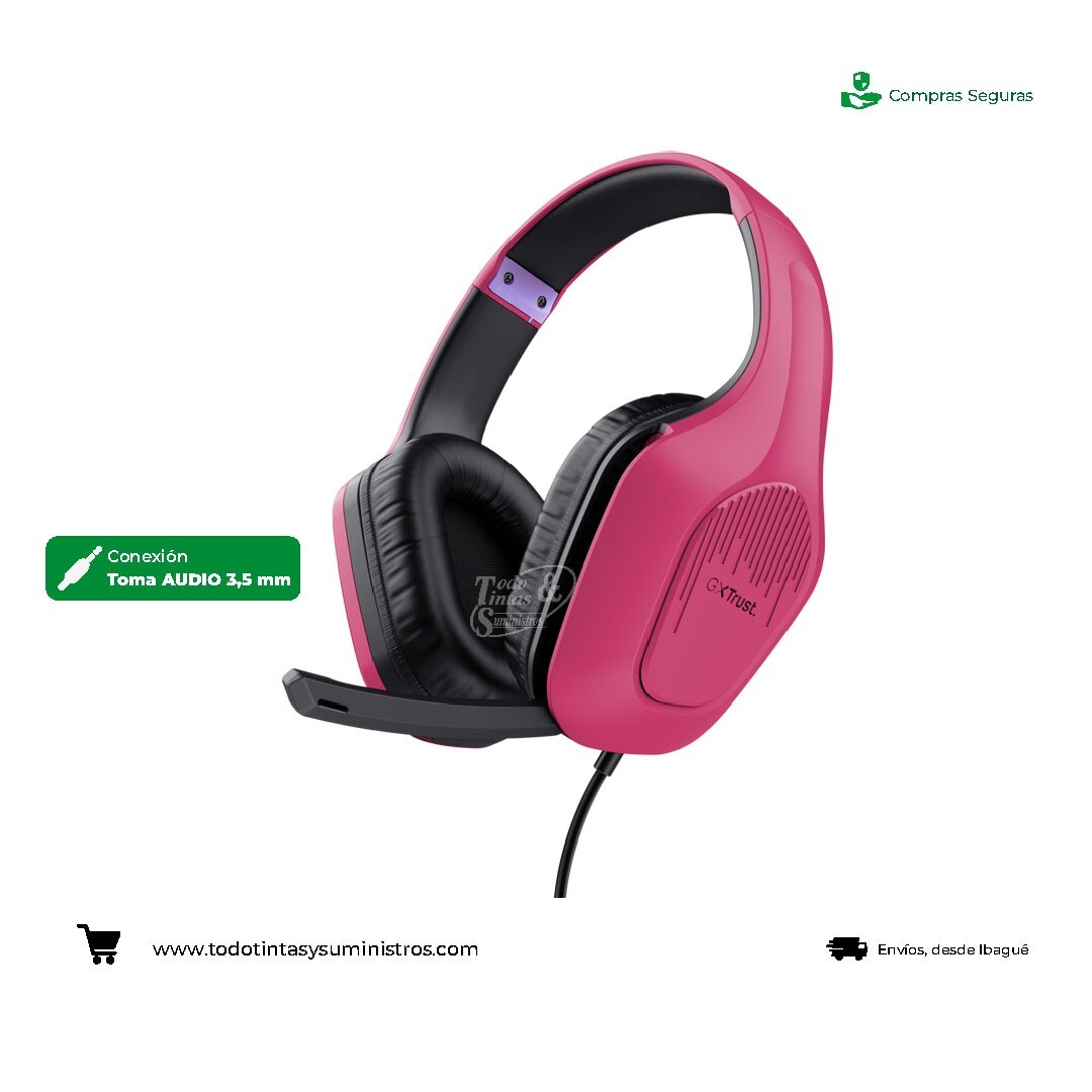 Diadema Trust GXT 415 Zirox Rosada