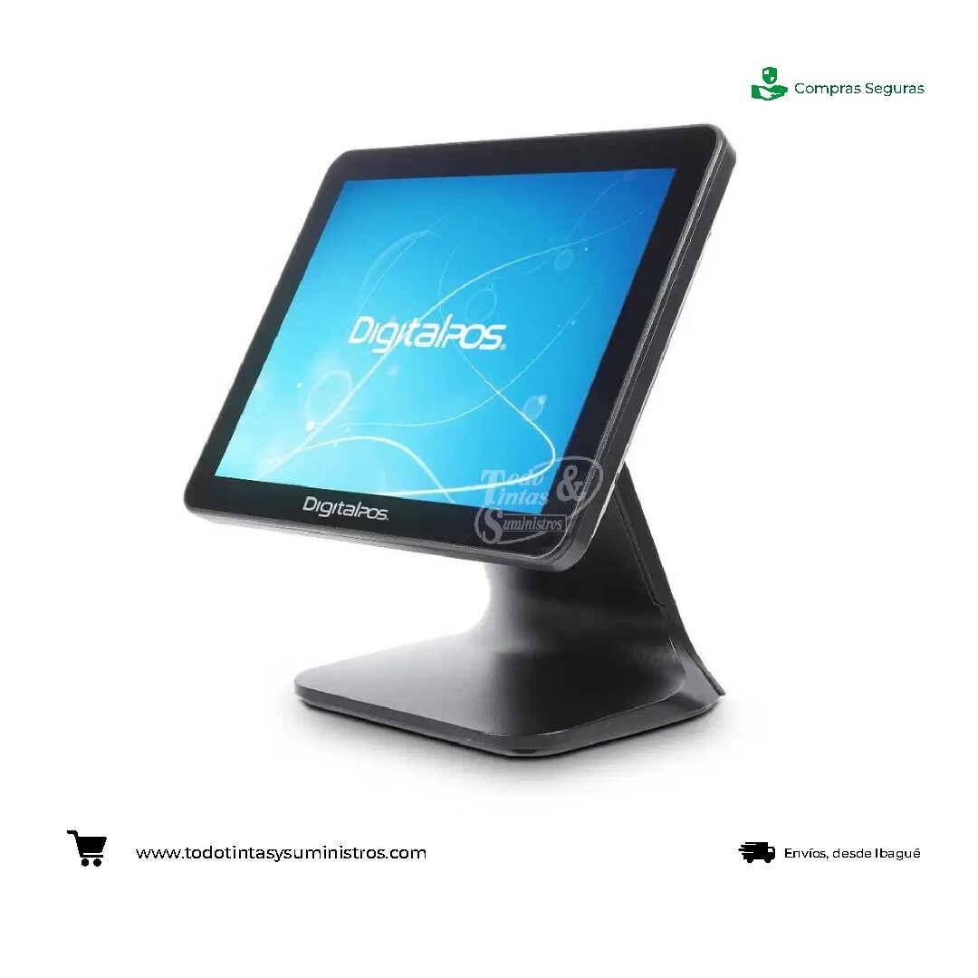 Equipo Pos DIGITAL POS DIG- 150W 15" Intel core i5  Ram 8 GB  Unidad sólida 256 Gb