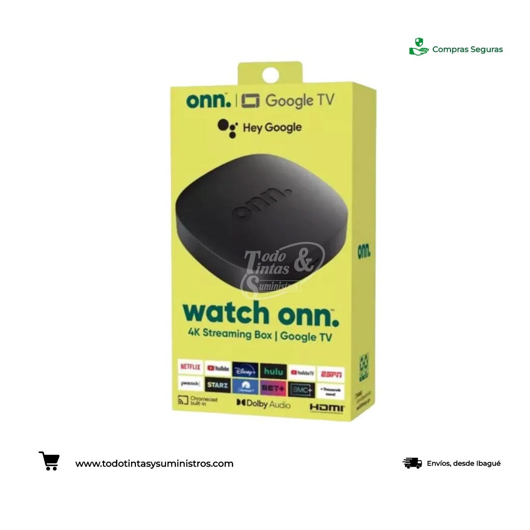 Google TV Box 4K con control Remoto  Convertidor a Smart TV Streaming