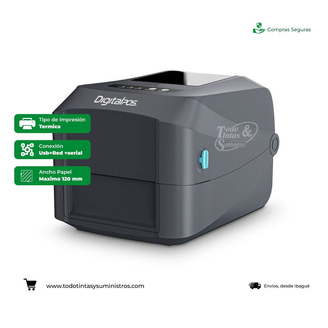 Impresora Codigos de Barra POS DIG 2406T PRO Etiqueta termica