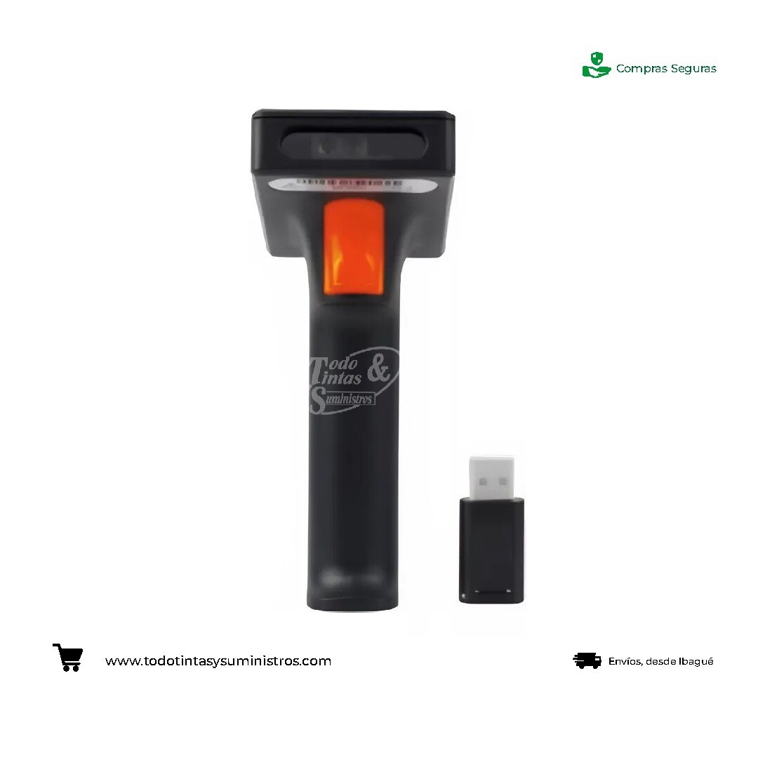 Lector De Código Digital POS DIG-D40RB 1D-2D Inalámbrica