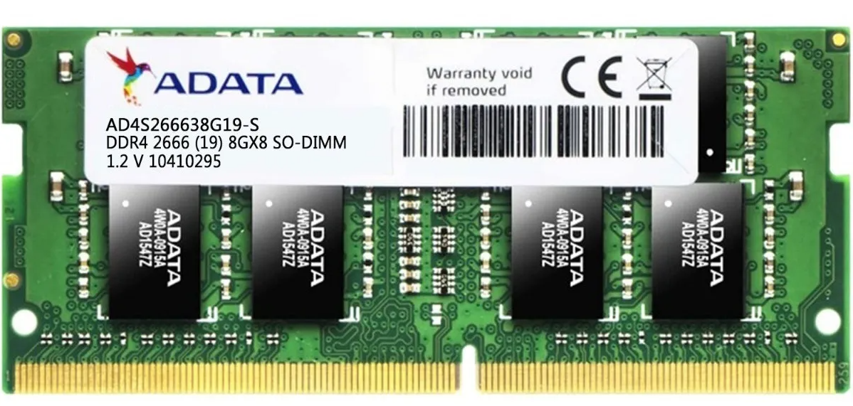 Memoria RAM 8Gb Adata 2666 Portatil