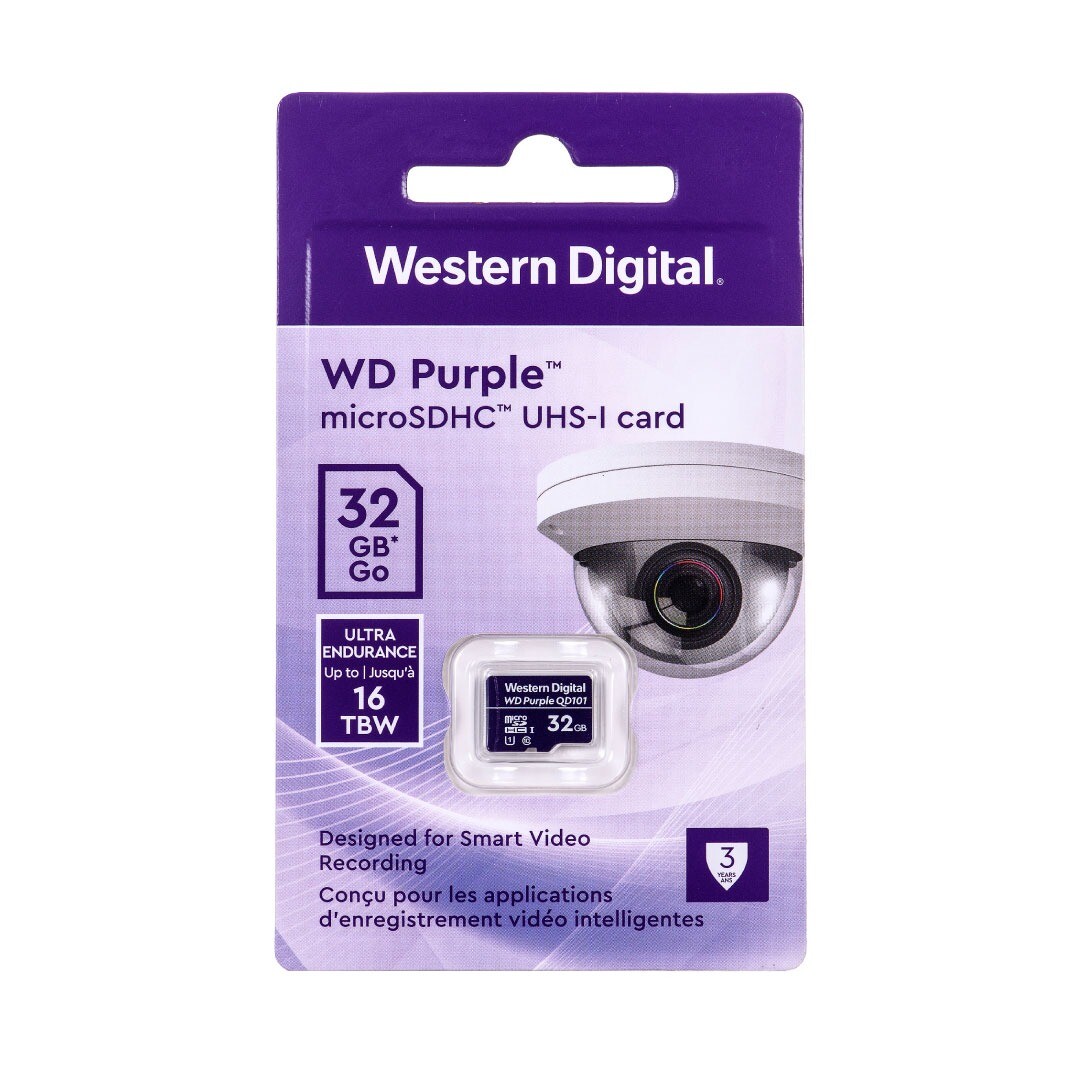 Memoria Micro SD WD Purple 32GB QD101 Ultra