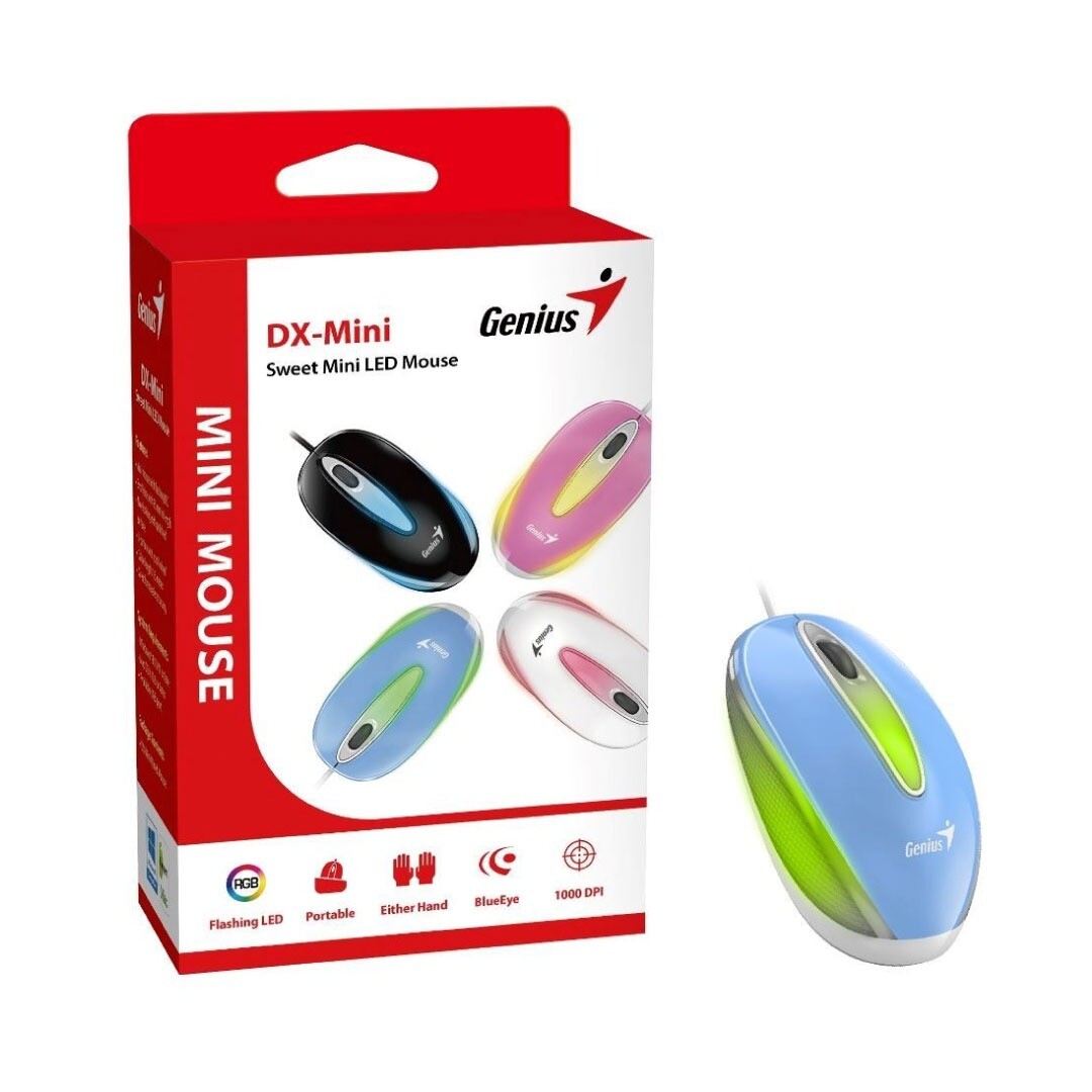Mouse Genius DX-mini LED azul