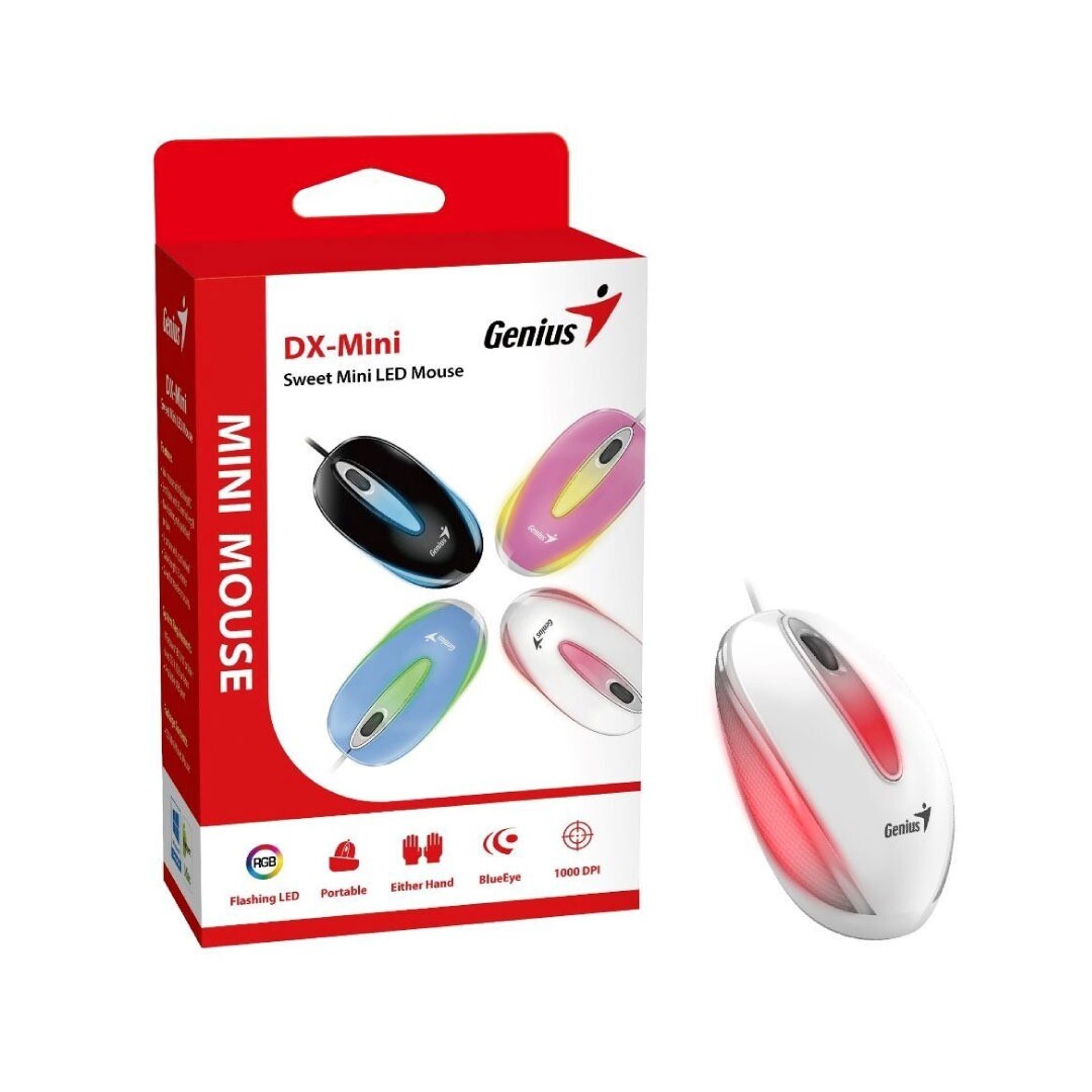 Mouse Genius DX-mini LED Blanco