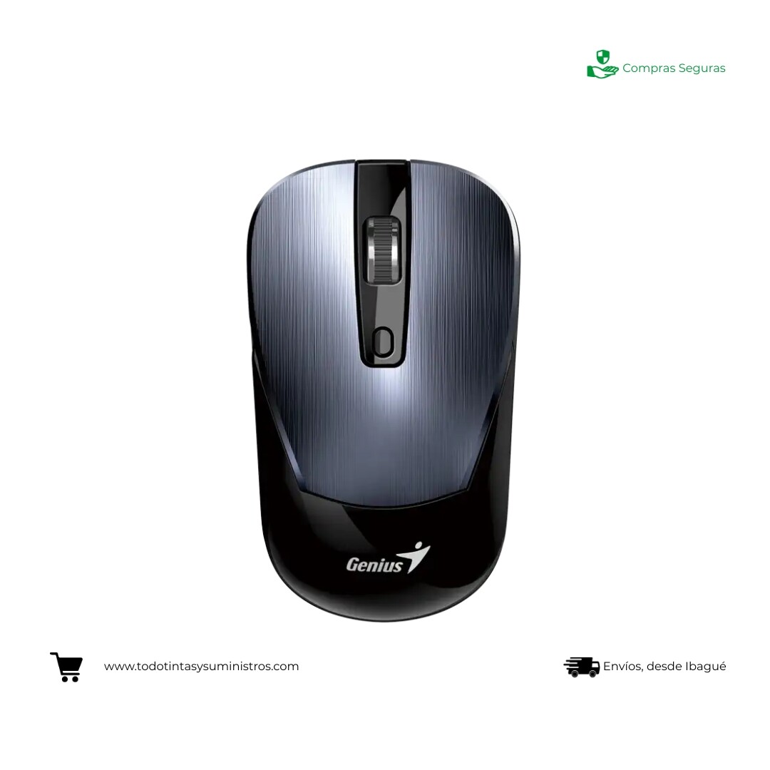 Mouse Genius NX-7125 Gris Hierro Inalámbrico