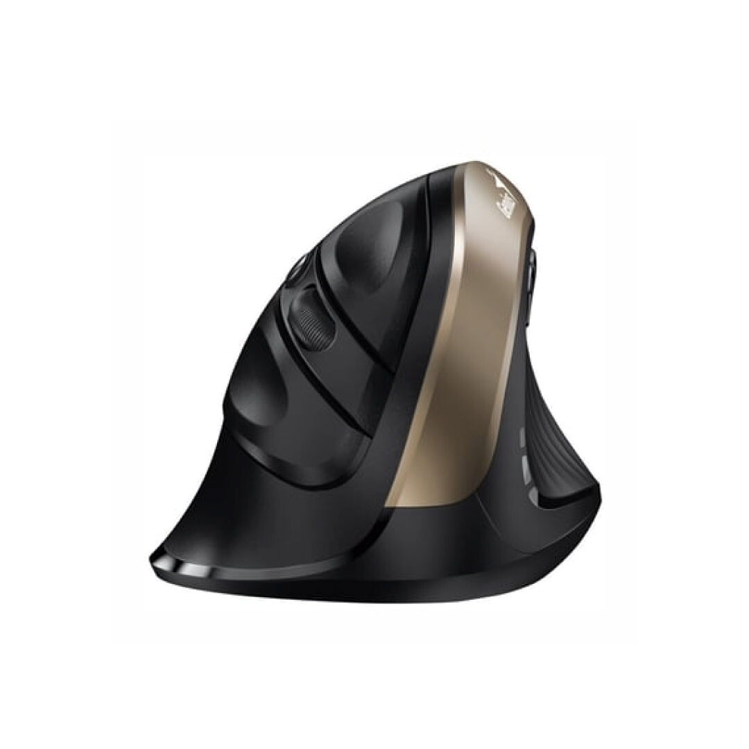 Mouse Genius Ergo 8250s Inalámbrico wireless vertical silencioso Dorado