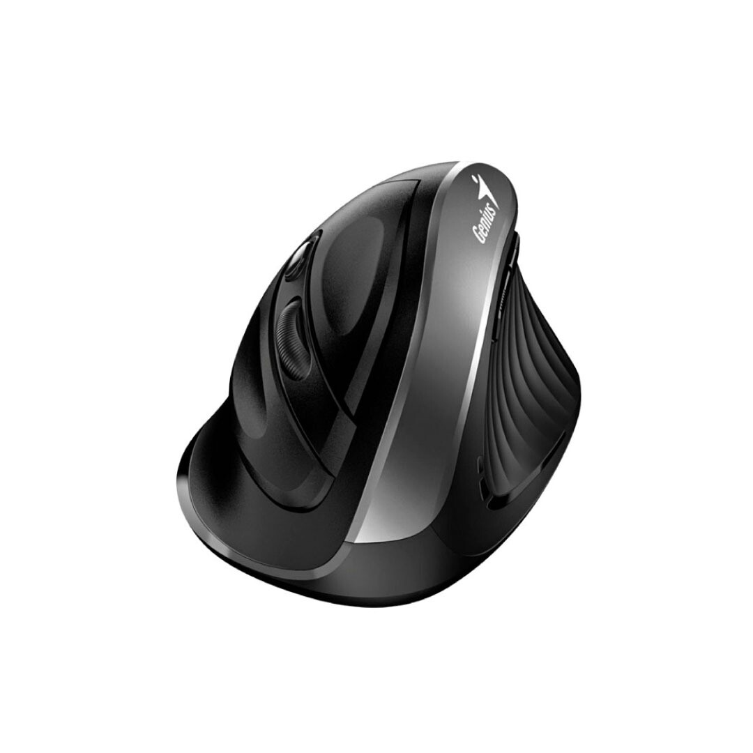 Mouse Genius Ergo 8250s Inalámbrico wireless vertical silencioso silver