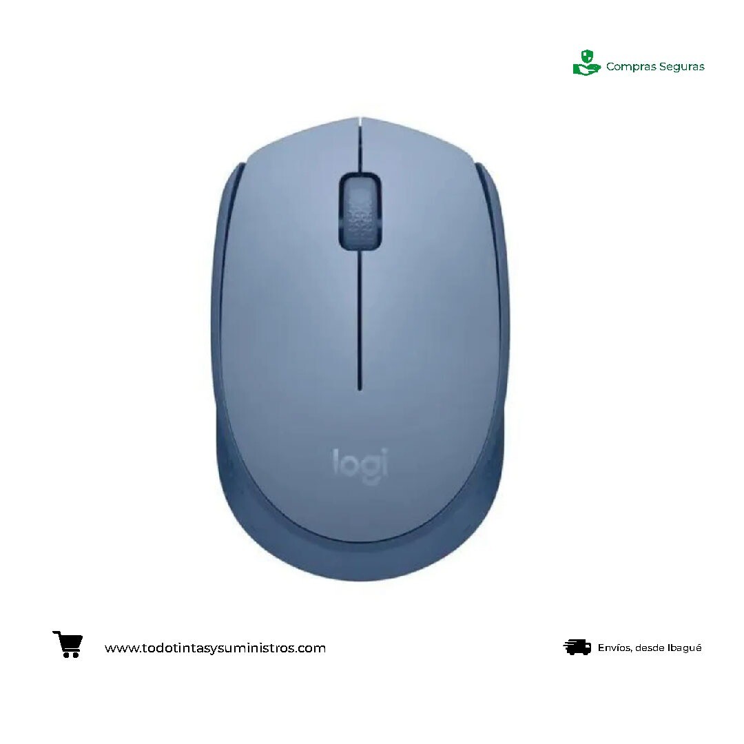 Mouse inalámbrico LOGITECH M170 Azul