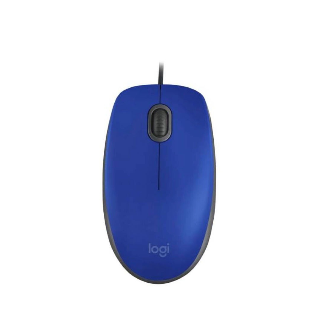 Mouse Logitech M110 Silent Alámbrico Azul