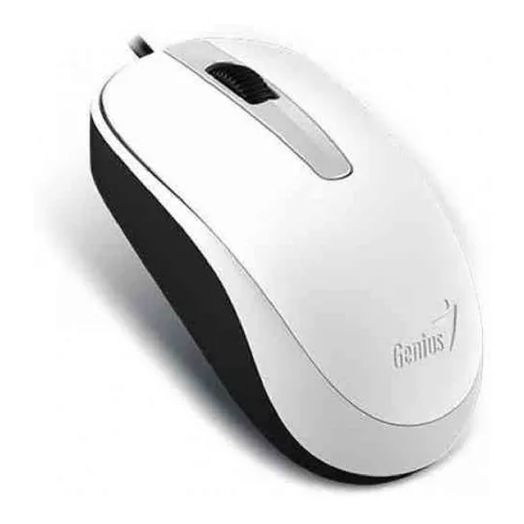 Mouse Genius DX-120 USB Alámbrico Blanco