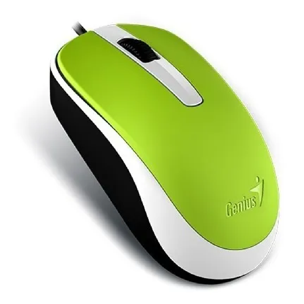 Mouse Genius DX-110 USB Alámbrico Verde