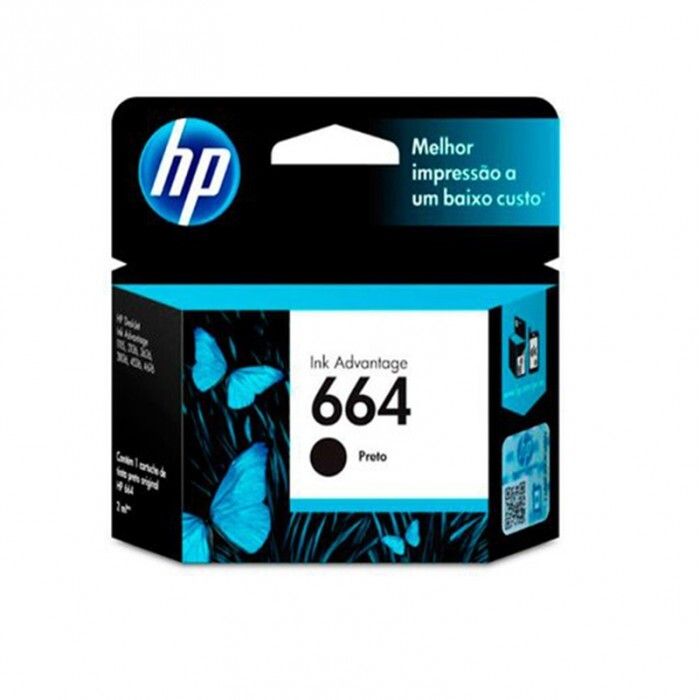 Cartucho HP 664 Negro Original
