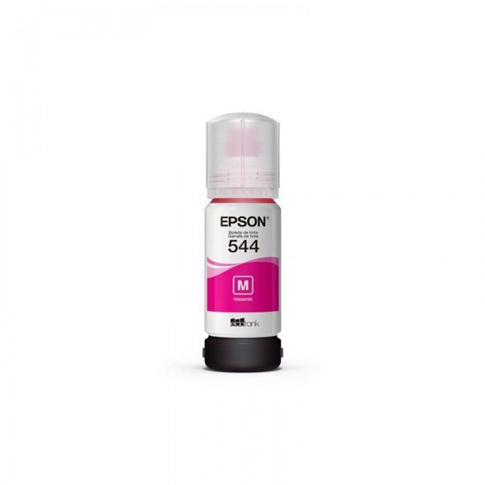 Botella De Tinta Epson T544 Magenta Original
