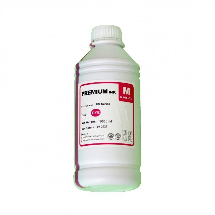 Botella De Tinta Premium Ink Magenta Litro