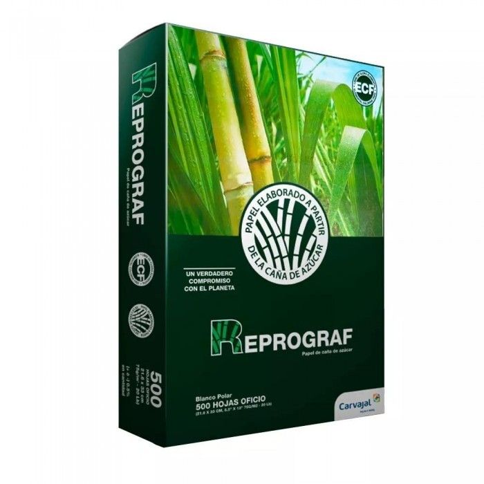 Resma de papel Reprograf oficio 75gr