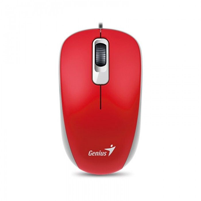 Mouse Genius DX-110 USB Alámbrico Rojo