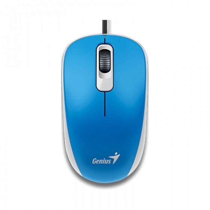 Mouse Genius DX-110 USB Alámbrico Azul
