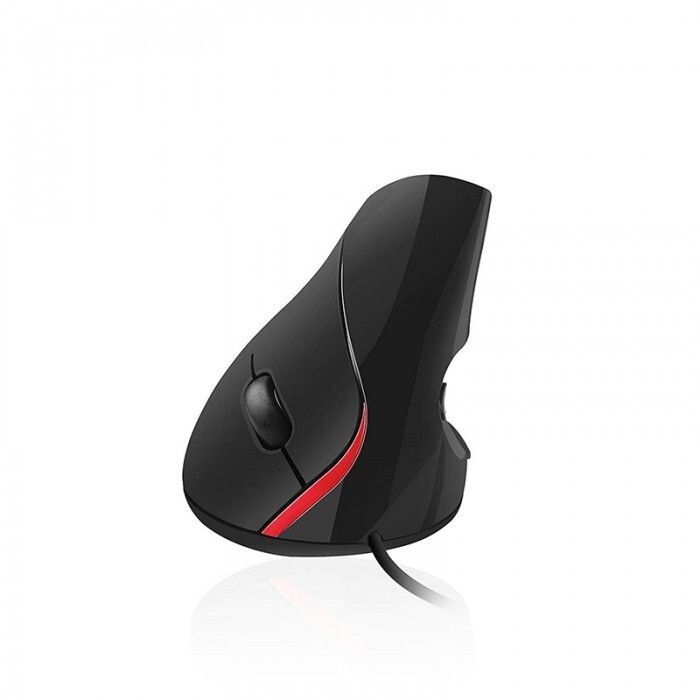 Mouse Vertical Ergonómico Basik Tech Alámbrico