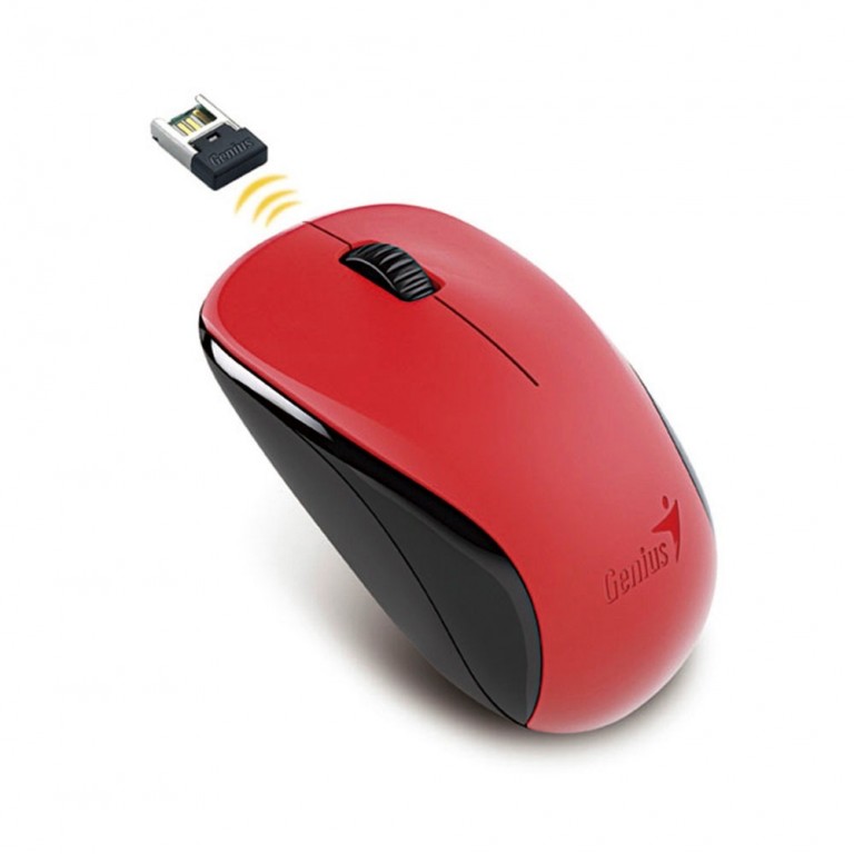 Mouse Genius NX-7000 inalámbrico Rojo