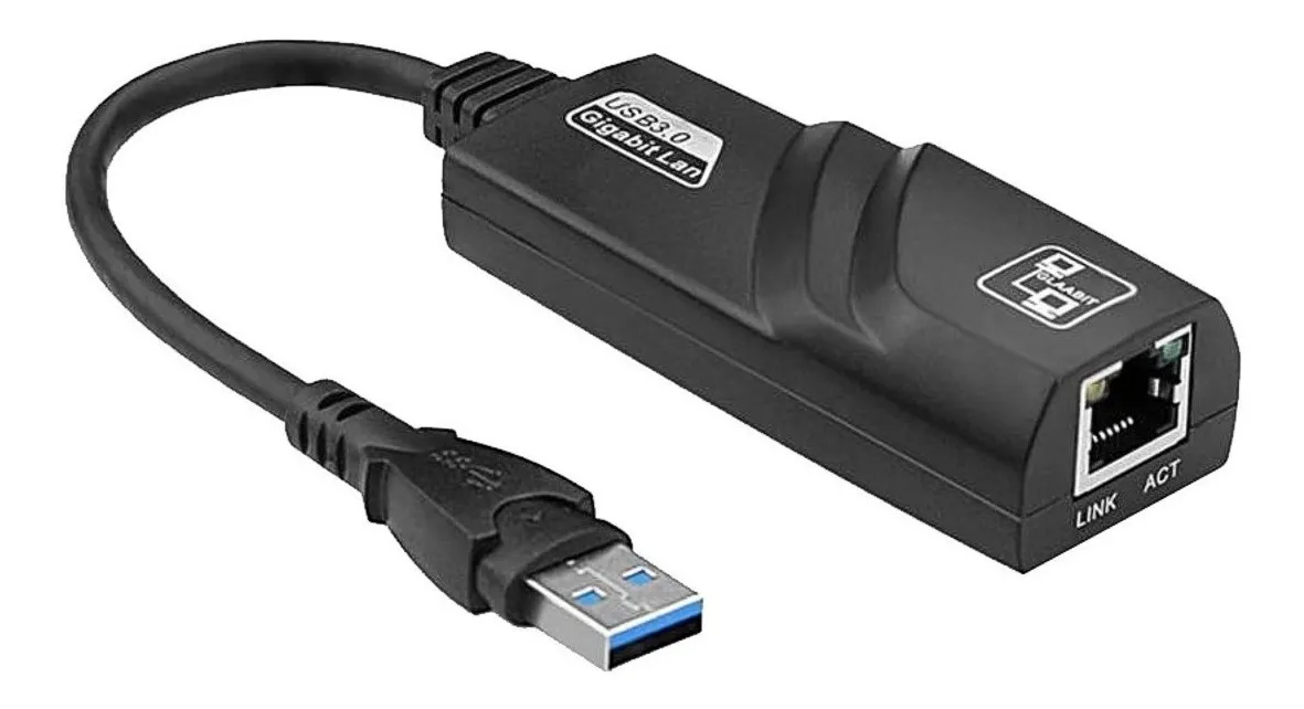 Adaptador Usb 3.0 A Rj45 Gigabit De Alta Velocidad 10/100/1000