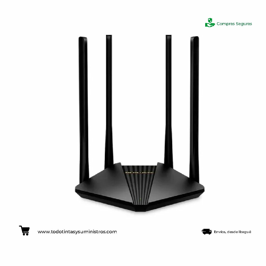 Router Mercusys MR30G AC1200 doble banda Gigabit inalámbrico