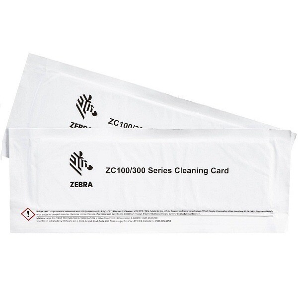 Tarjeta de limpieza ZEBRA ZC 100 - 300