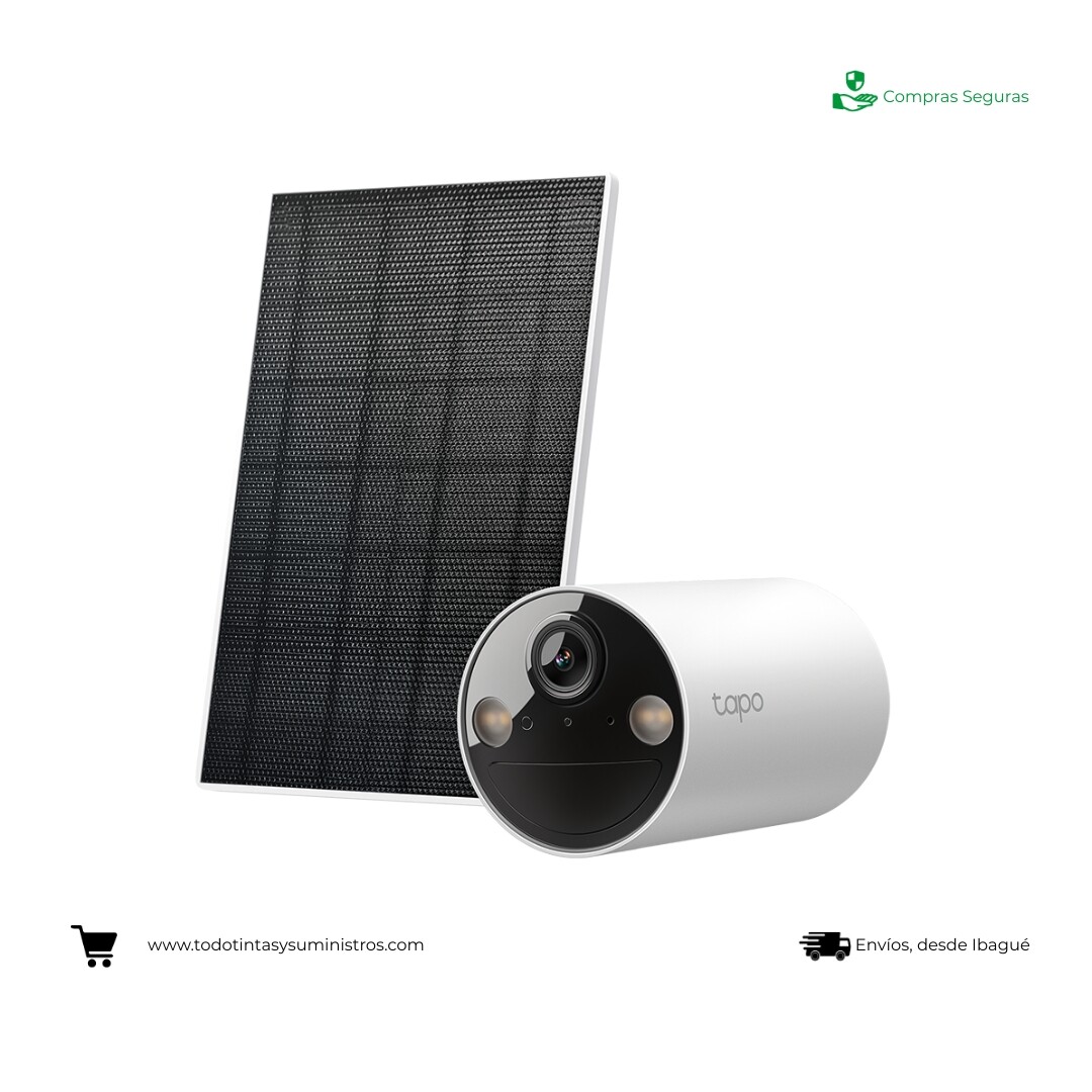 Cámara TP LINK Wi-Fi Solar con Batería Recargable Tapo C410 KIT