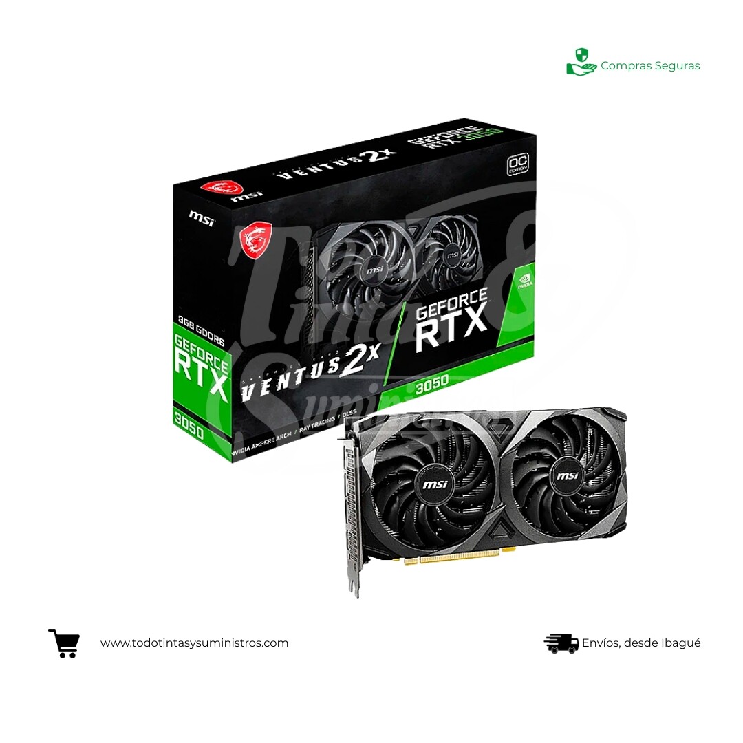 Tarjeta de video NVIDIA GeForce RTX 3050 8GB GDDR6