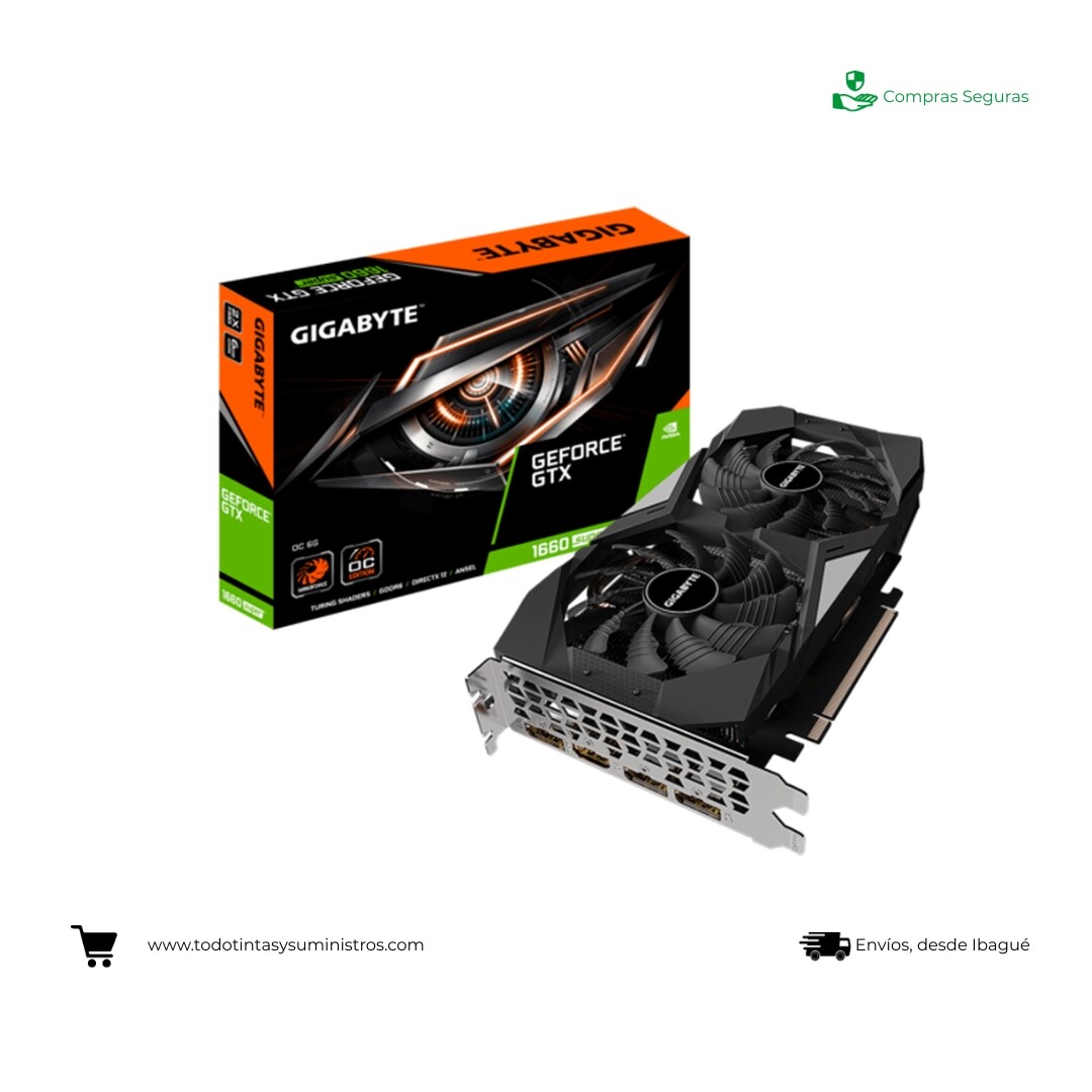 Tarjeta de Video Gigabyte GeForce GTX 1660 SUPER OC 6G